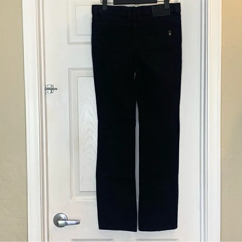 Buffalo David Bitton Evan Slim Fit Jeans Black Size 14